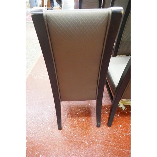 468 - Set of 12 contemporary good quality dining chairs