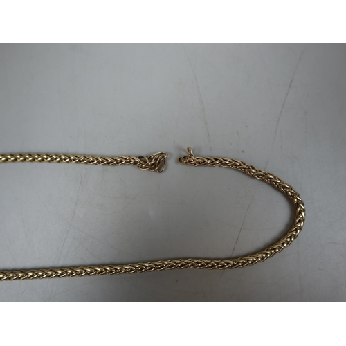 74 - 9ct gold chain A/F - Approx weight: 14.5g