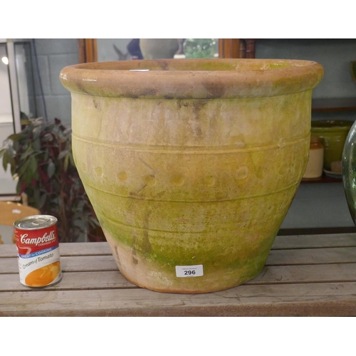 296 - Terracotta planter - Approx height: 33cm