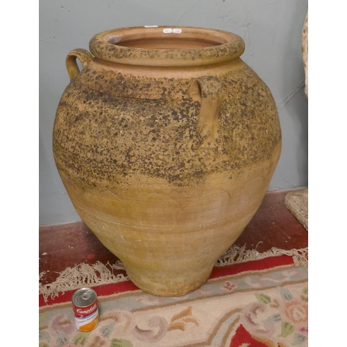 319 - Large terracotta urn - Approx height: 76cm