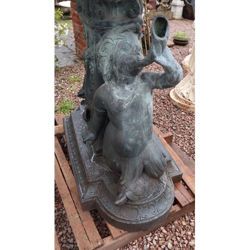 363 - Huge bronze fountain - Approx height: 270cm