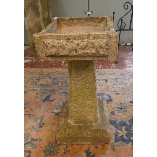 397 - Stone birdbath - Approx height: 64cm