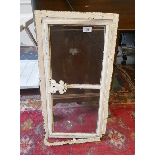 429 - Georgian cast iron window frame