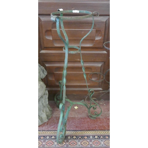 431 - Wrought iron plant stand