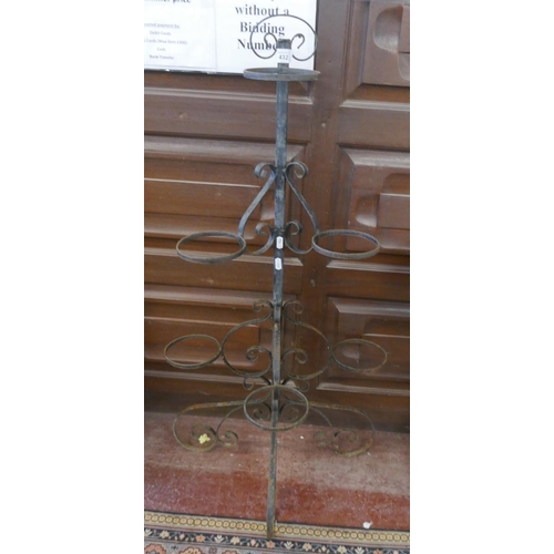 432 - Wrought iron plant stand