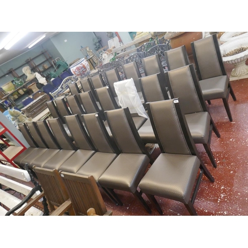 447 - Set of 32 contemporary good quality dining chairs