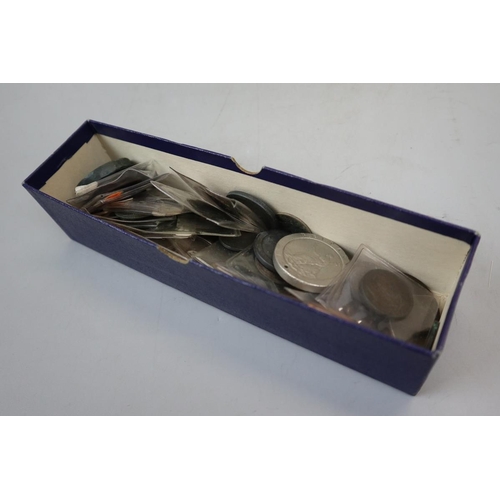 107 - Collection of pennies to include George II and III Victoria and cartwheel pennies