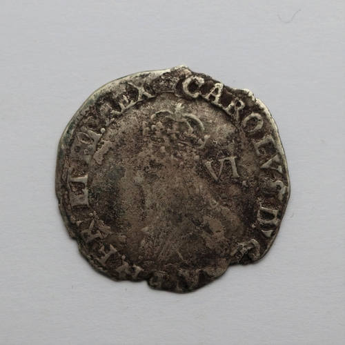 126 - Charles I sixpence