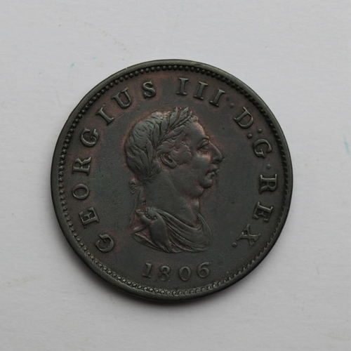 128 - George III 1806 penny uncirculated