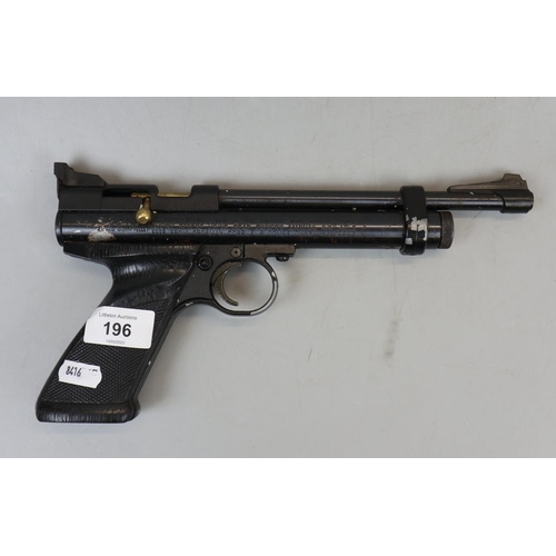 196 - .22 air pistol