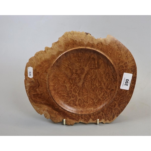 290 - Red Mallee burr turned bowl