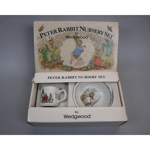 292 - Peter Rabbit nursery set by Wedgwood in original box