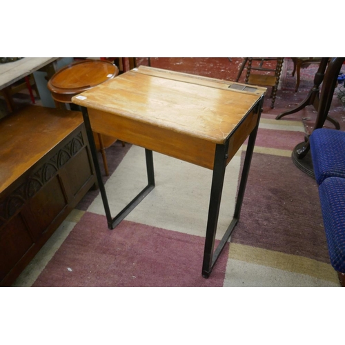 348 - Vintage school desk