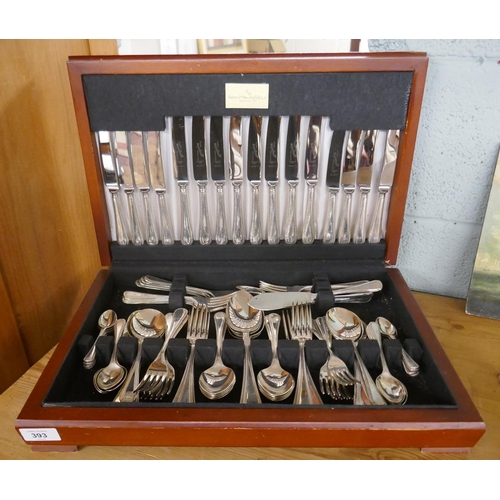 393 - Canteen of cutlery by Roberts & Dore Sheffield