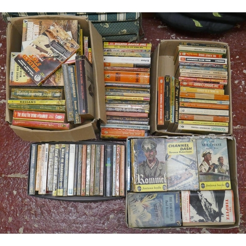 417 - Large collection of vintage paperback books