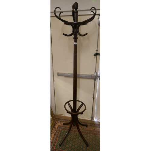 447 - Bentwood coat stand 