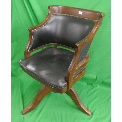 448 - Antique office swivel chair