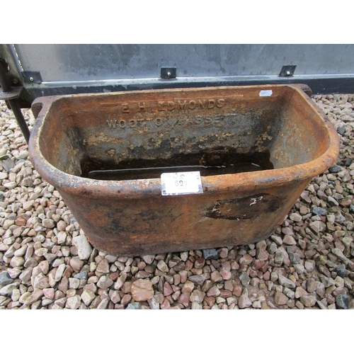 591 - Cast iron planter