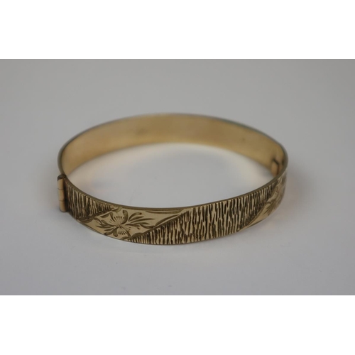 71 - Rolled gold bangle