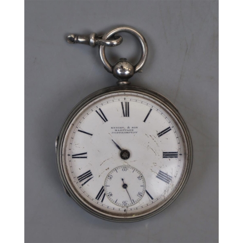 97 - Hallmarked fine silver pocket watch