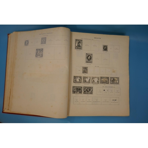 311 - Stamps - Foreign 1914 - 1930 in ideal printed album