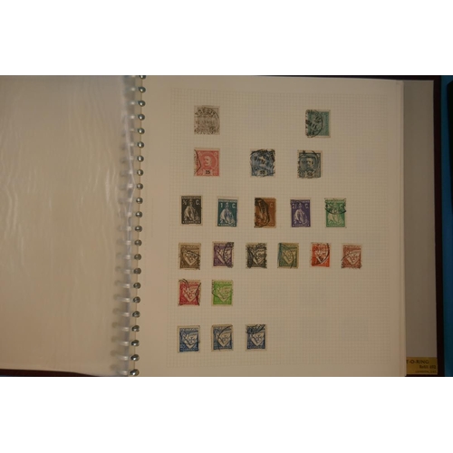 316 - Stamps - Foreign and Commonwealth sparse range in 2 multi-ring binders