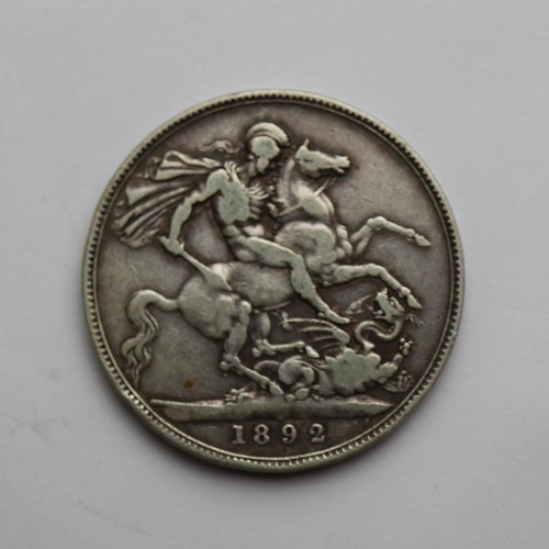 116 - 1892 silver crown