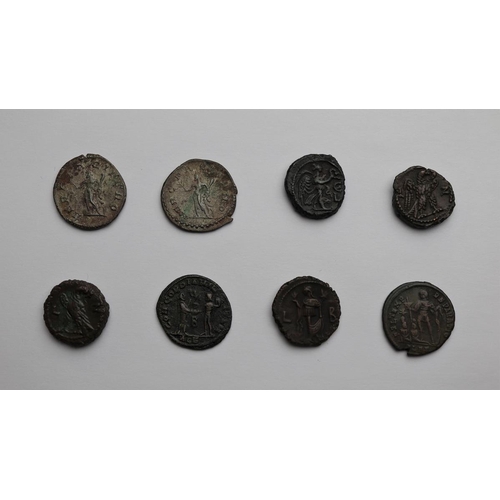 121 - 8 ancient coins to include Roman