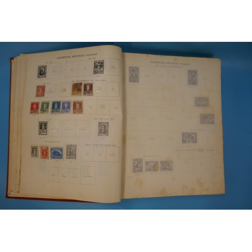 311 - Stamps - Foreign 1914 - 1930 in ideal printed album