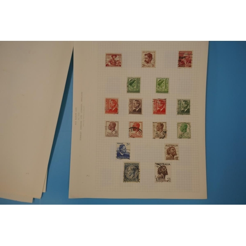 320 - Stamps - Australia and New Zealand early to modern on album pages