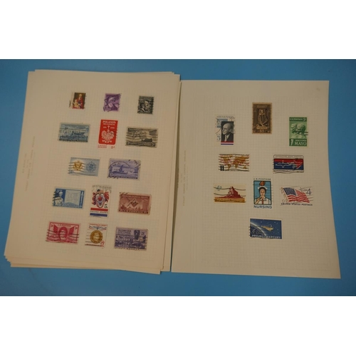 325 - Stamps - USA early to modern on album pages