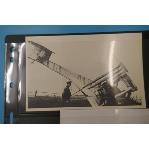 326 - Aviation postcards (4) and photographs (2)