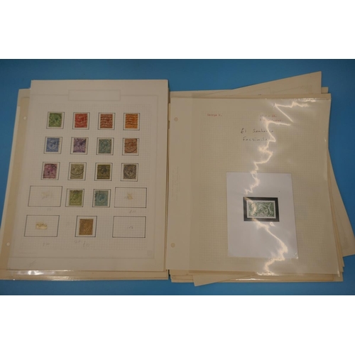 332 - Stamps - GB QV-KG6 on album pages