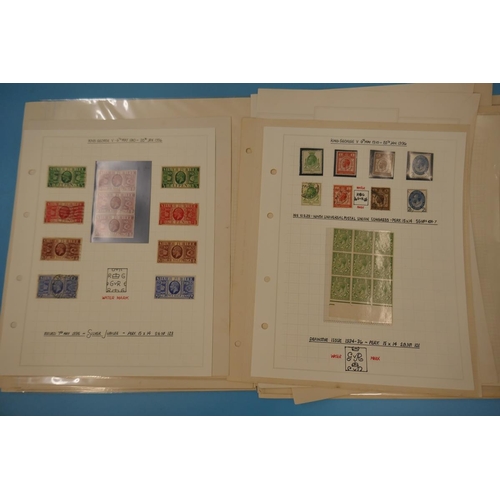 332 - Stamps - GB QV-KG6 on album pages