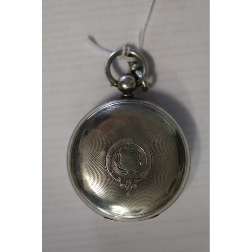 97 - Hallmarked fine silver pocket watch