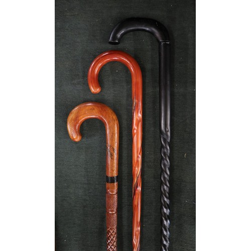 286 - Collection of walking sticks