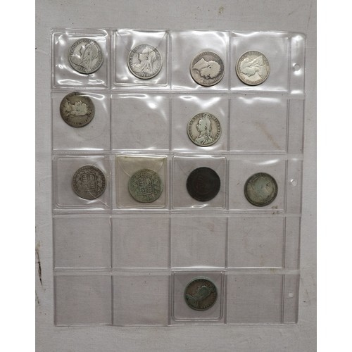 176 - Collection of mostly silver coins