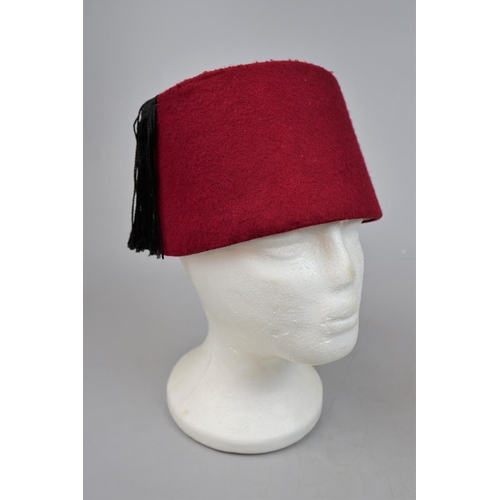 106 - Traditional red fez