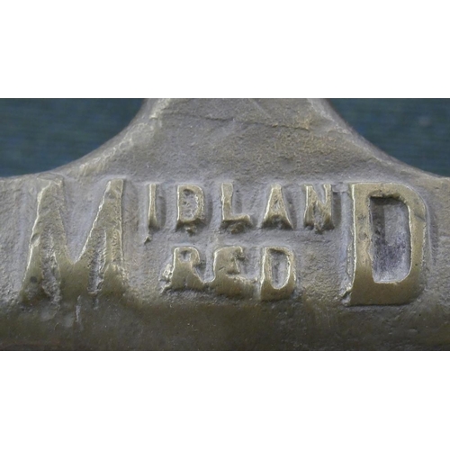 204 - Vintage Midland Red bus parking chock/brake