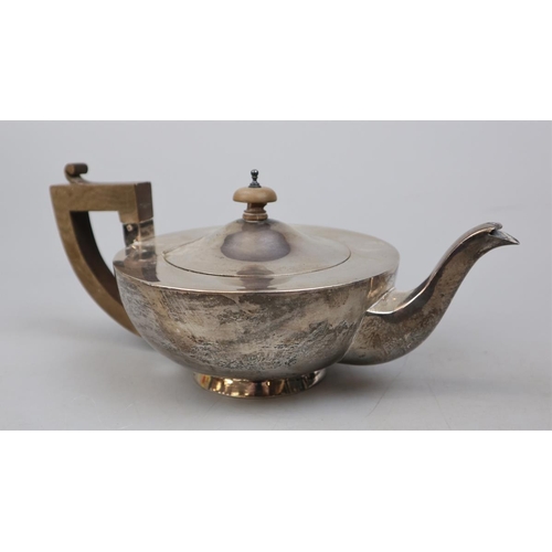 23 - Hallmarked silver teapot - Approx overall weight 442g