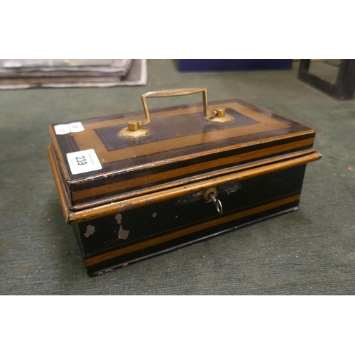 239 - Cash box with key