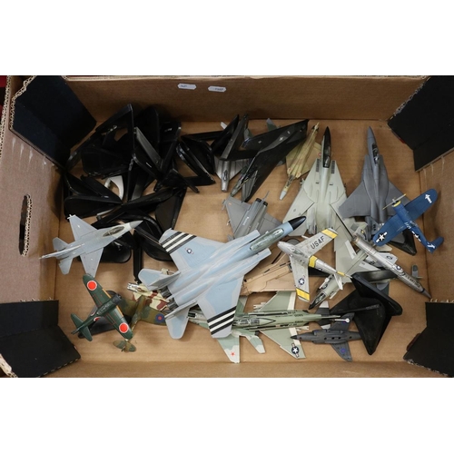 245 - Collection of scale military aircraft models