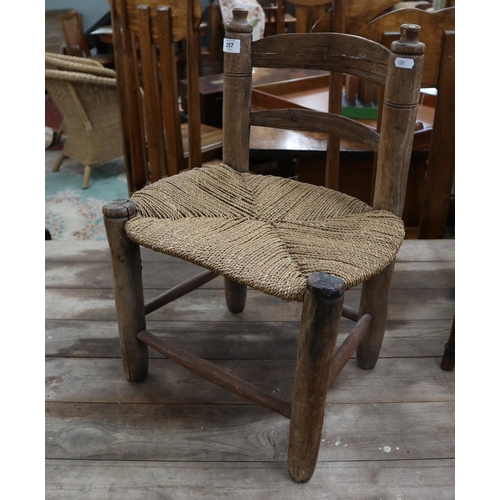 257 - Antique childs chair