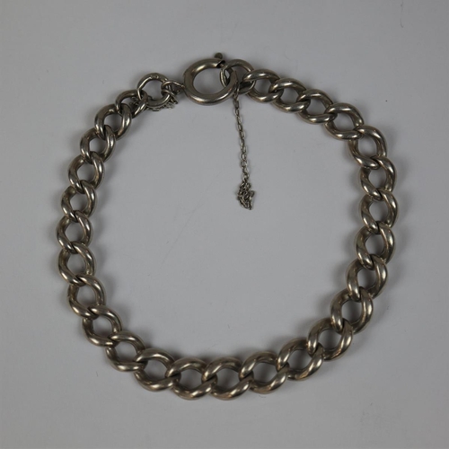 32 - Heavy silver bracelet