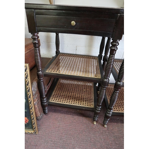 343 - Pair of antique bedside tables