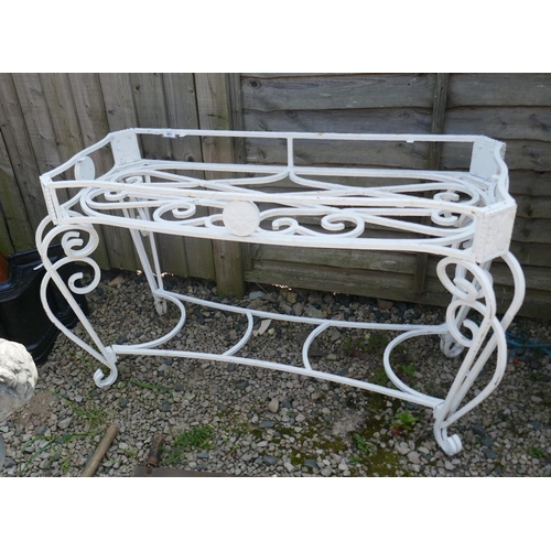 463 - Wrought iron plant stand