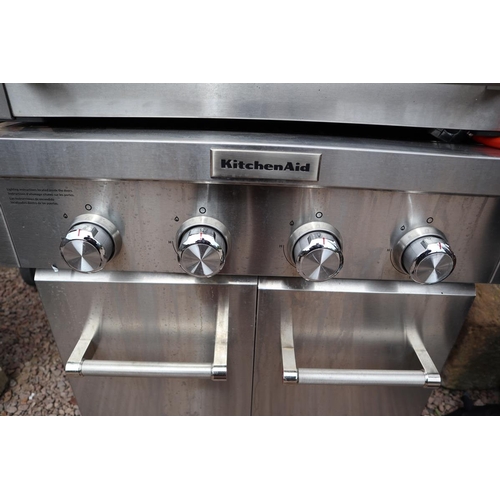 475 - Gas barbecue by KitchenAid (hardly used)