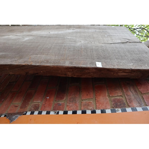 485 - Large mahogany slabL: 200cm W: 78cm D:8cm