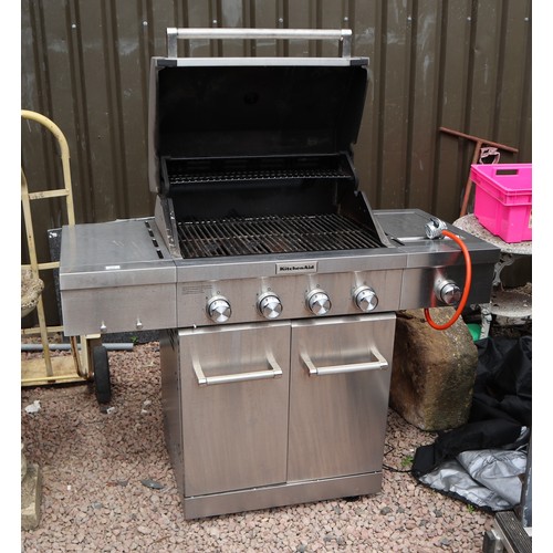 475 - Gas barbecue by KitchenAid (hardly used)