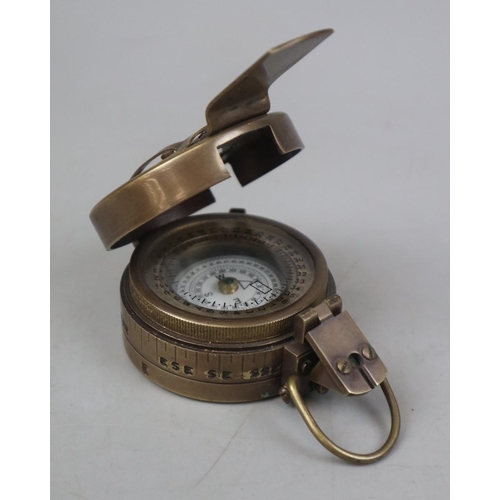 148 - Brass compass marked T.G. Co Ltd MKIII 1941